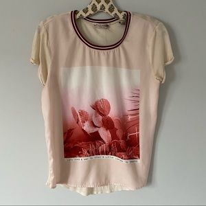 Scotch & Soda Silk Print Shirt